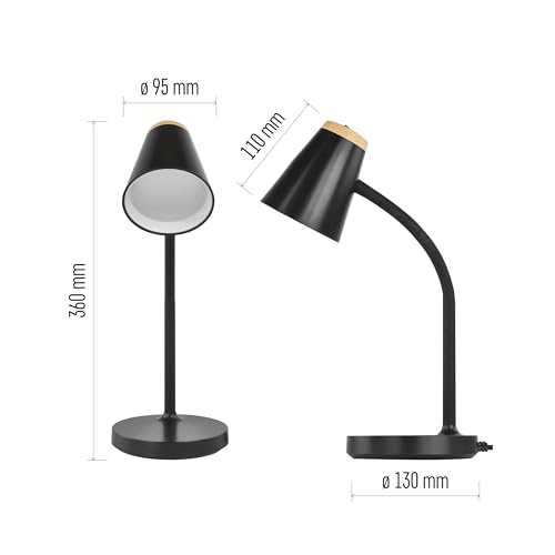 EMOS Schreibtischlampe · Schwarz
