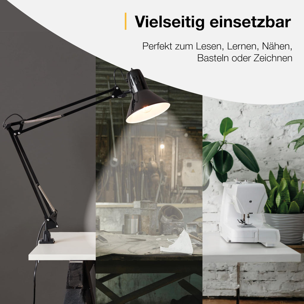 Brilliant Schreibtischlampe · Schwarz