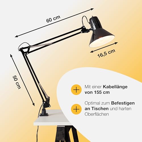 Brilliant Schreibtischlampe · Schwarz
