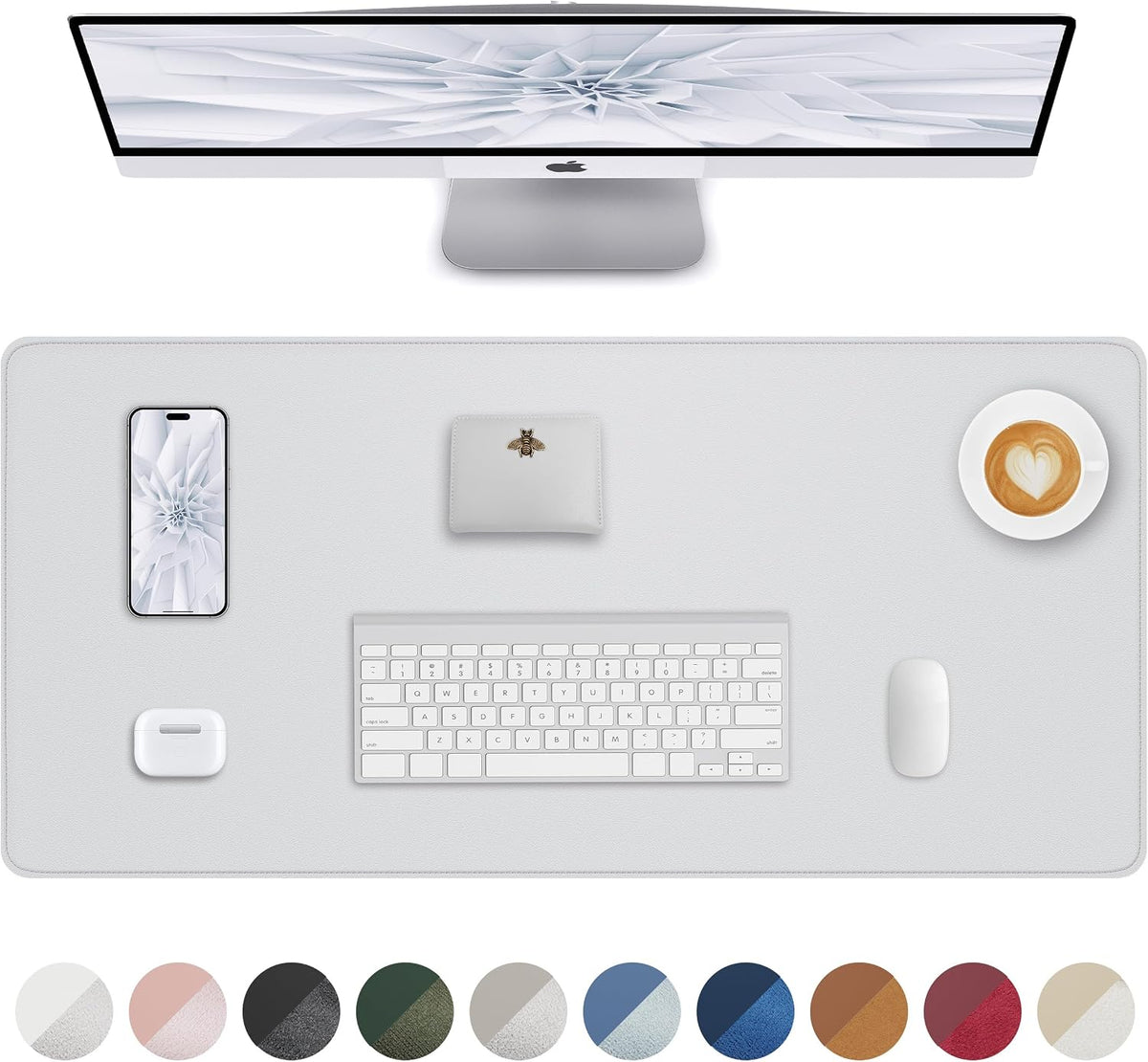 AFIING Schreibtischunterlage · 60 x 35 cm · Beige