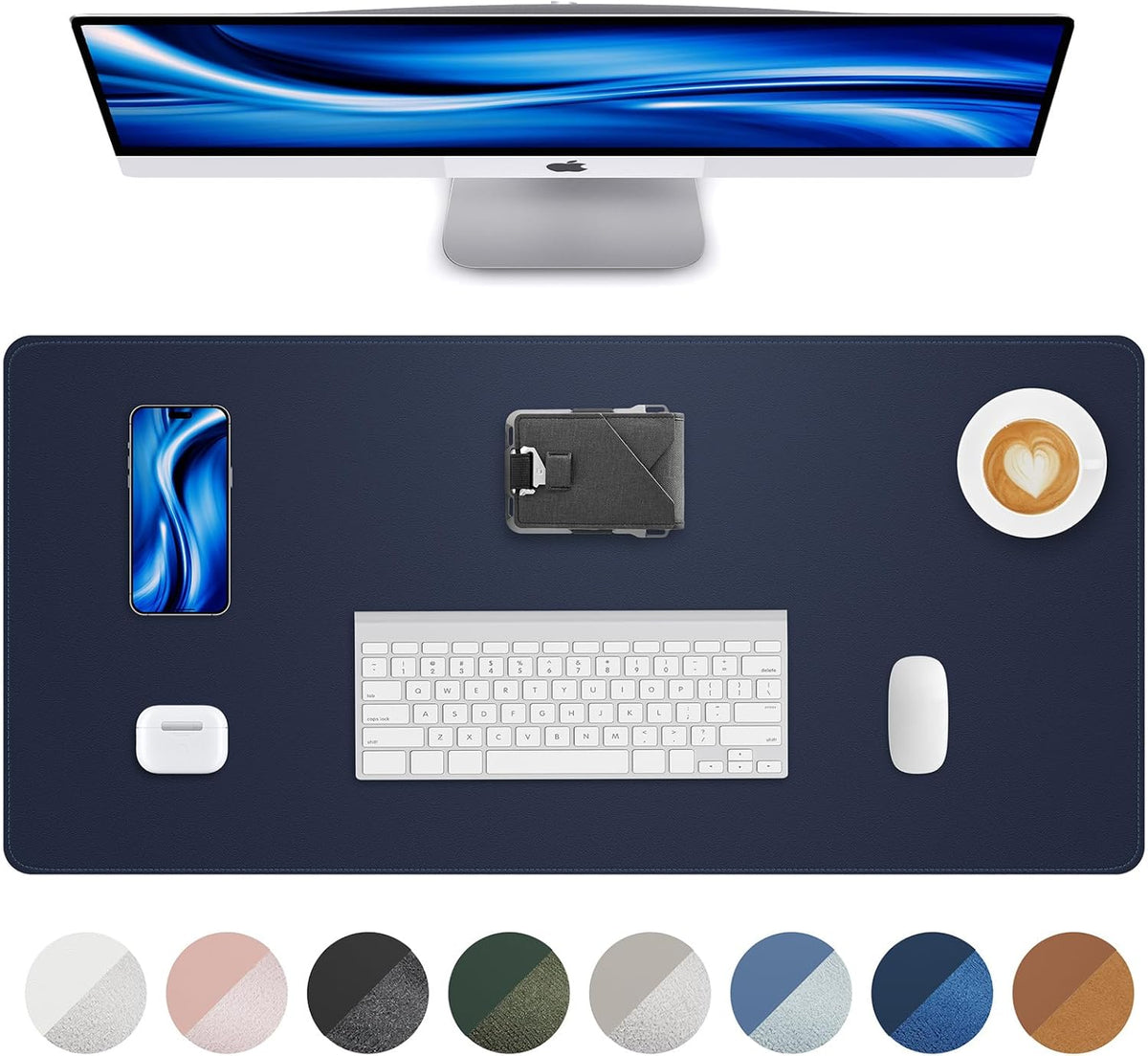 AFIING Schreibtischunterlage · 60 x 35 cm · Beige