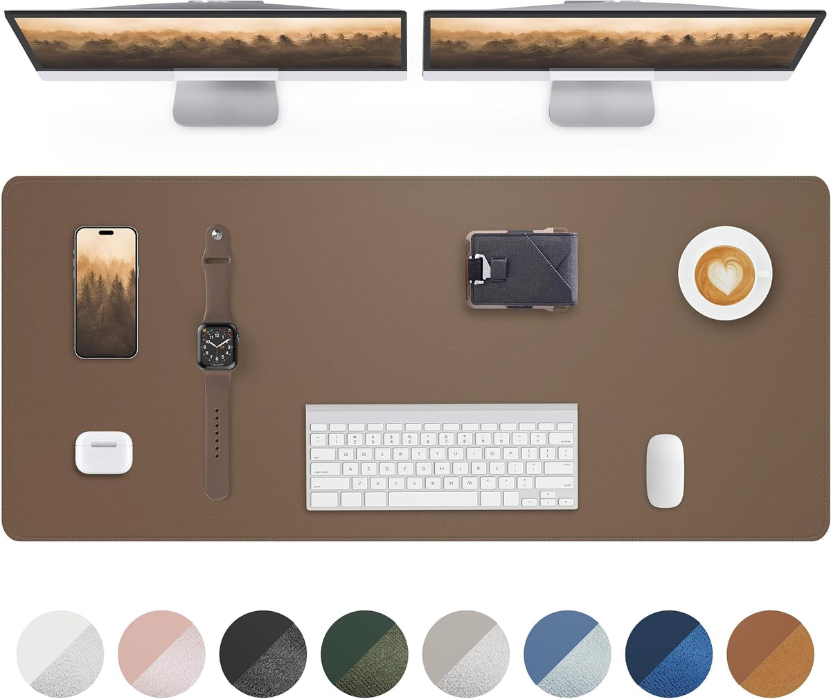 AFIING Schreibtischunterlage · 60 x 35 cm · Beige