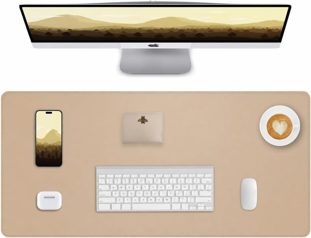 AFIING Schreibtischunterlage · 60 x 35 cm · Beige