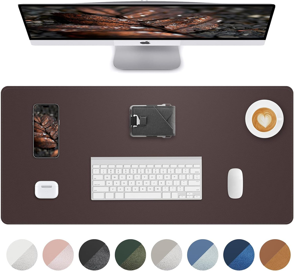 AFIING Schreibtischunterlage · 60 x 35 cm · Beige