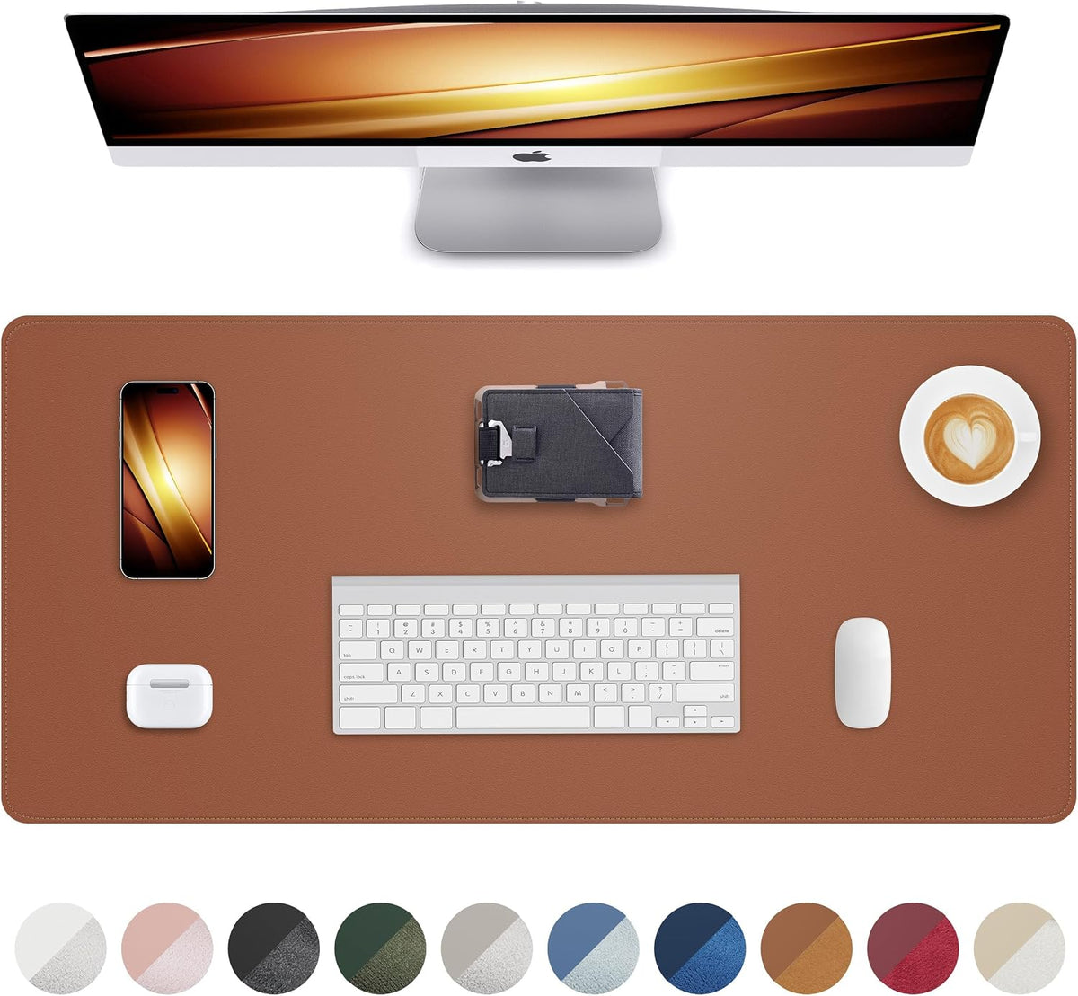 AFIING Schreibtischunterlage · 60 x 35 cm · Beige
