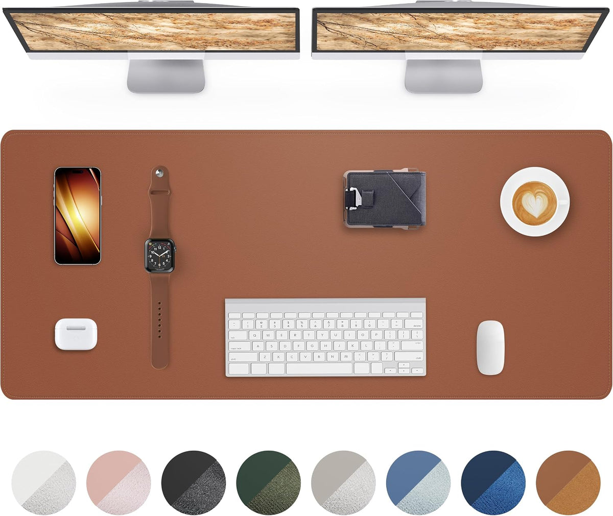 AFIING Schreibtischunterlage · 60 x 35 cm · Beige