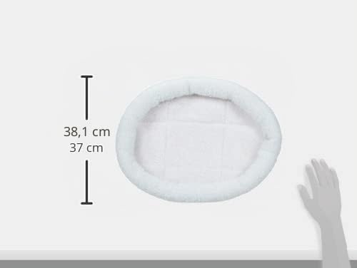 Trixie 28631 Kuschelbett, 47 × 38 cm, wollweiß/rot