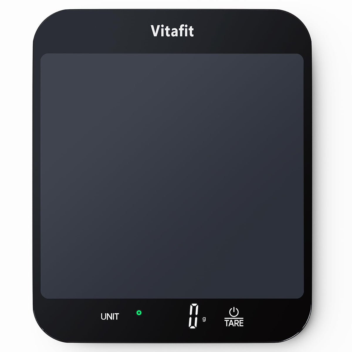 Vitafit 15kg Küchenwaage Digital Genauigkeit 1g, Große Plattform 215x180mm