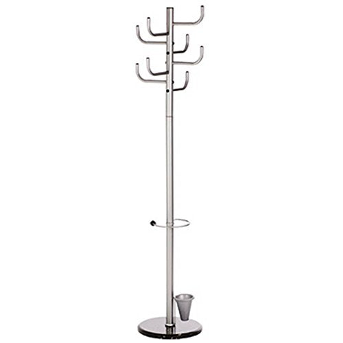 Alco-Albert Garderobenstaender 2802 Anzahl der Haken: 8 (Ø x H) 40cm x 172cm Metall (pulverbeschichtet) Si