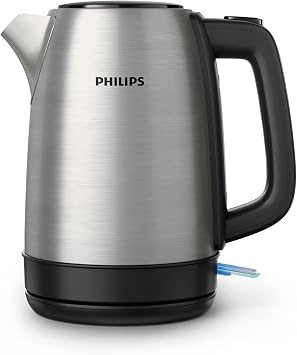 Philips Wasserkocher Daily Collection, Edelstahl, 1,7 L