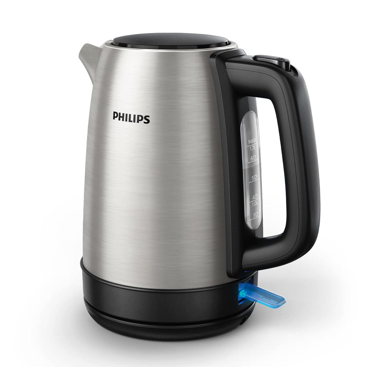 Philips Wasserkocher Daily Collection, Edelstahl, 1,7 L