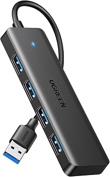 UGREEN 4-Port USB 3.0 Hub USB Verteiler Multiport Adapter 5Gbps (15cm)