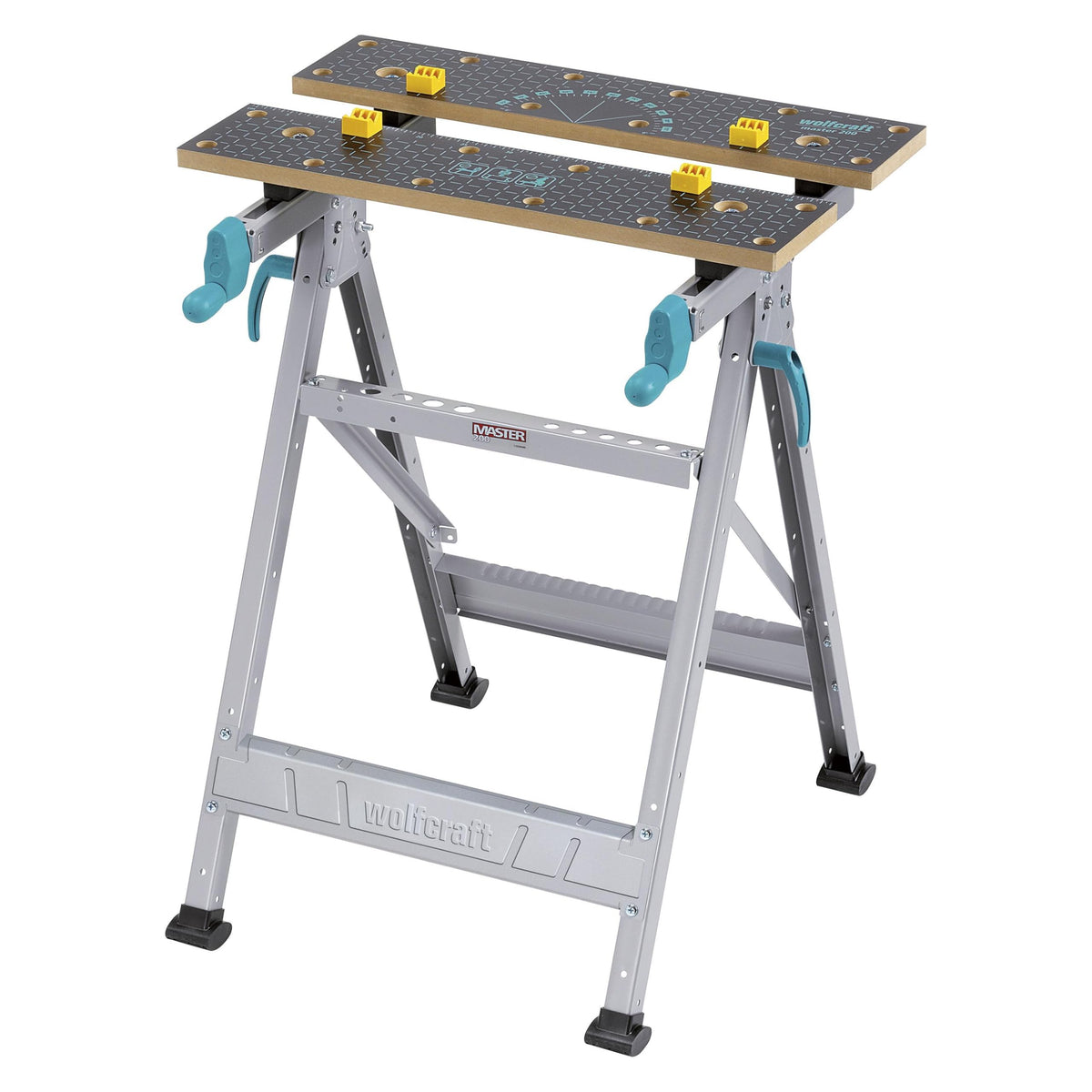 wolfcraft Master 200 Spann- & Werktisch - Klappbarer Spanntisch 180 kg