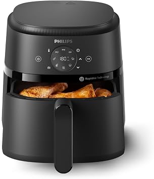 Philips Airfryer 2000 Serie Heißluftfritteuse, Schwarz, 4,2L