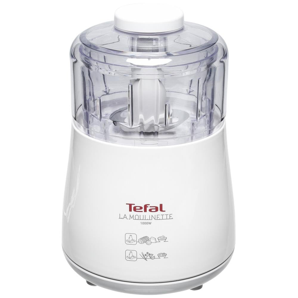 Tefal La Moulinette, Elektrischer Zerkleinerer, 1000 Watt, 500 ml, Kabelverstaufach, 4 Funktionen: Zerkleinern, Mixen, Mischen, Mahlen, DPA130