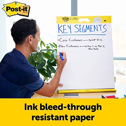 Post-it Super Sticky Tisch-Flipchart-Block, 6 Blöcke, 58,4 x 50,8 cm