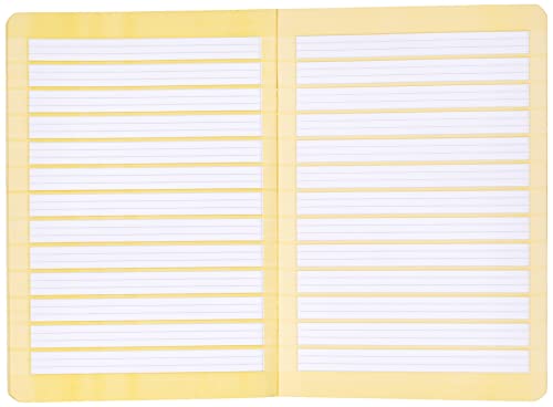 herlitz Schulheft x.book A5, Lineatur 2, 2. Klasse, liniert, farbig hinterlegt, 16 Blatt, 10 Stück