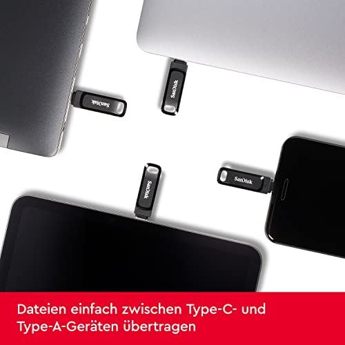 SANDISK 128 GB Ultra Dual Drive GO, USB-C & USB-A , bis zu 400 MB/s Lesen