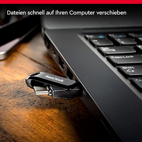 SANDISK 128 GB Ultra Dual Drive GO, USB-C & USB-A , bis zu 400 MB/s Lesen