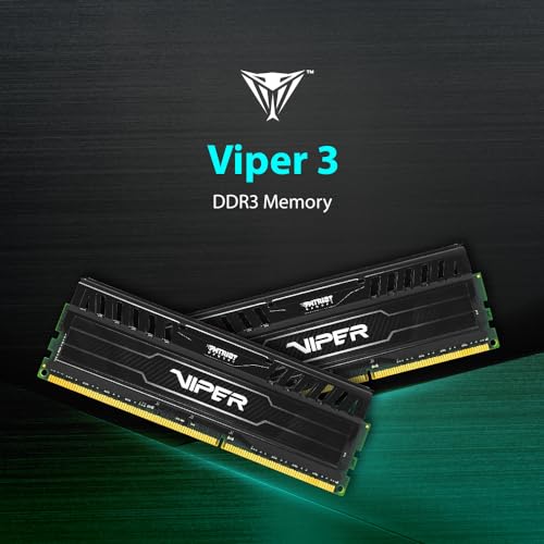 Patriot PV316G186C0K Black Mamba Arbeitsspeicher 16GB (1866MHz, CL10, 2X 8GB) DDR3-RAM Kit zwart