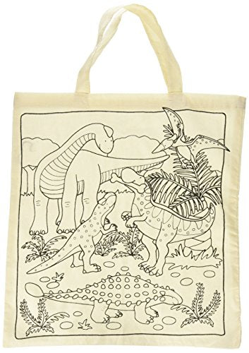 Goki 4013594588096 Baumwollbeutel Dinosaurier, groß