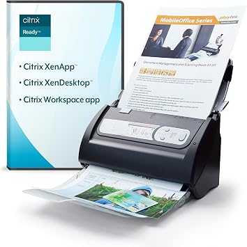 Plustek SmartOffice PS286 Plus Duplex Dokumentenscanner Schwarz, Silber