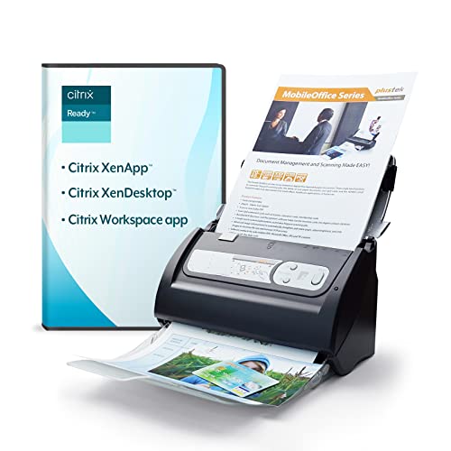 Plustek SmartOffice PS286 Plus Duplex Dokumentenscanner Schwarz, Silber