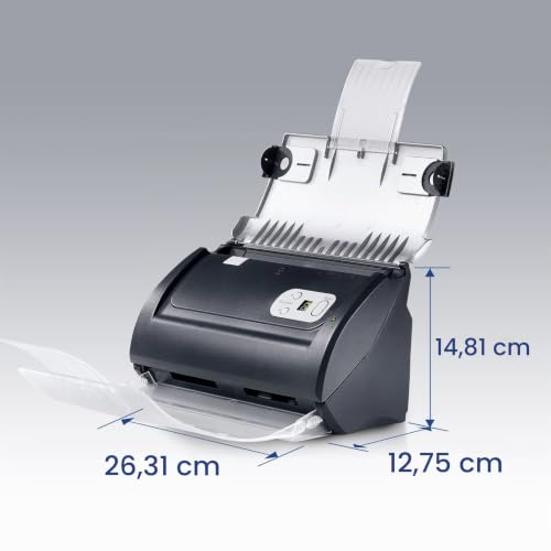 Plustek SmartOffice PS286 Plus Duplex Dokumentenscanner Schwarz, Silber