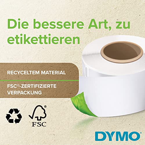 DYMO Original LabelWriter Mehrzwecketiketten | 57 mm x 32 mm | Rolle mit 1.000 leicht ablösbaren Etiketten | selbstklebend | für LabelWriter Etikettendrucker und Beschriftungsgerät
