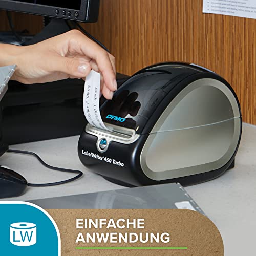 DYMO Original LabelWriter Mehrzwecketiketten | 57 mm x 32 mm | Rolle mit 1.000 leicht ablösbaren Etiketten | selbstklebend | für LabelWriter Etikettendrucker und Beschriftungsgerät