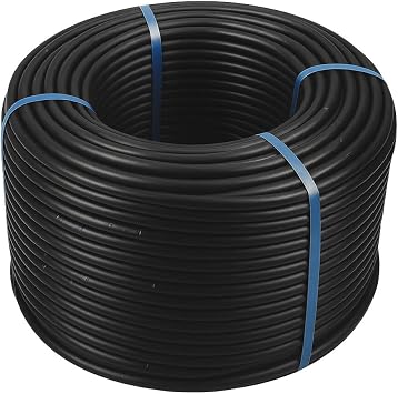 Tropfschlauch Perlschlauch Tropfrohr Gartenbewässerung Tropfbewässerung Tropfrohr Gartenschlauch Bewässerungsschlauch 16 mm Tropferabstand 33cm ab 25 bis 400M (25m)