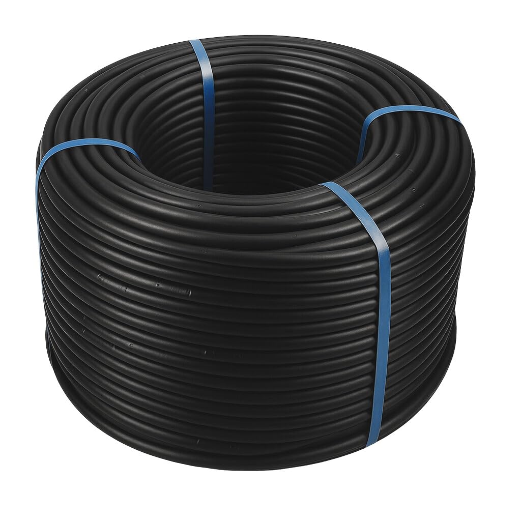 Tropfschlauch Perlschlauch Tropfrohr Gartenbewässerung Tropfbewässerung Tropfrohr Gartenschlauch Bewässerungsschlauch 16 mm Tropferabstand 33cm ab 25 bis 400M (25m)