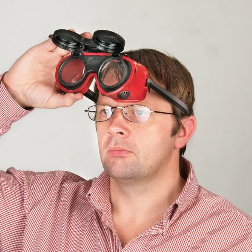 Connex Schweißerbrille – Aus Kunststoff – Profi-Schutzbrille für Brillenträger