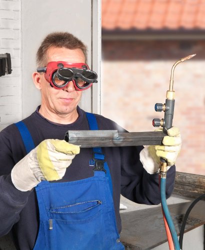 Connex Schweißerbrille – Aus Kunststoff – Profi-Schutzbrille für Brillenträger