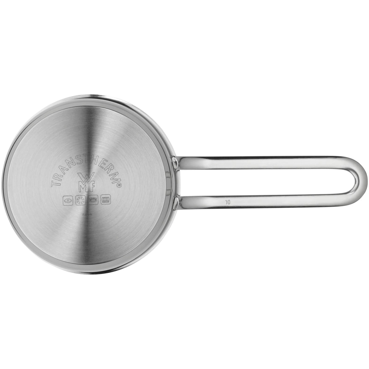 WMF Mini Stielkasserolle 10cm, klein, ohne Deckel, Kleiner Topf Induktion 0,5l, Cromargan Edelstahl, Kochtopf klein, stapelbar, für kleine Portionen, Singlehaushalt