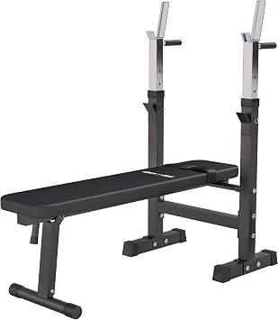 GORILLA SPORTS® Hantelbank mit Ablage, klappbar, verstellbar, bis 200 kg