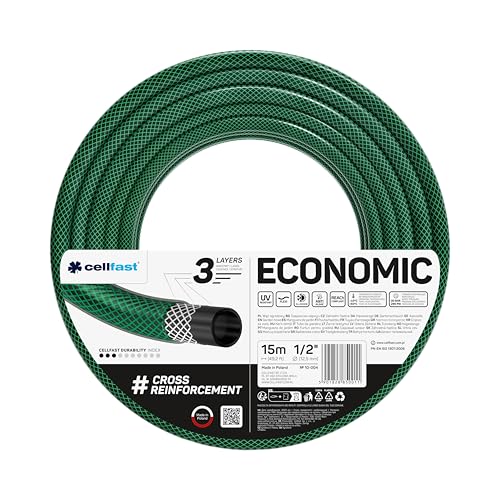 CELLFAST Gartenschlauch Economic 1/2" 15m 3-lagig