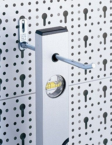 Element System 11414-00002 Werkzeughalter rund/L = 20 cm/für Werkzeuglochwand/Lochplattenwand/verzinkt 12 cm