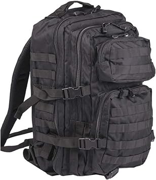 Mil-Tec US Assault Pack Tagesrucksack (36L) • Taktischer Militär Rucksack mit MOLLE-System • Kompakter Bundeswehr Rucksack, Wanderrucksack oder Reiserucksack für Outdoor, Camping & Einsatz