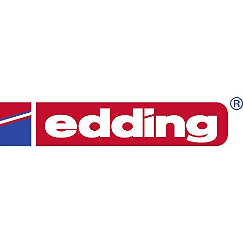 edding 383 Flipchart-Marker - 4er-Set - schwarz, rot, blau, grün - Keilspitze 1-5 mm - Stift zum Schreiben, Zeichnen und Markieren auf Flipcharts - Tinte schlägt nicht durch Papier -trocknet nicht aus