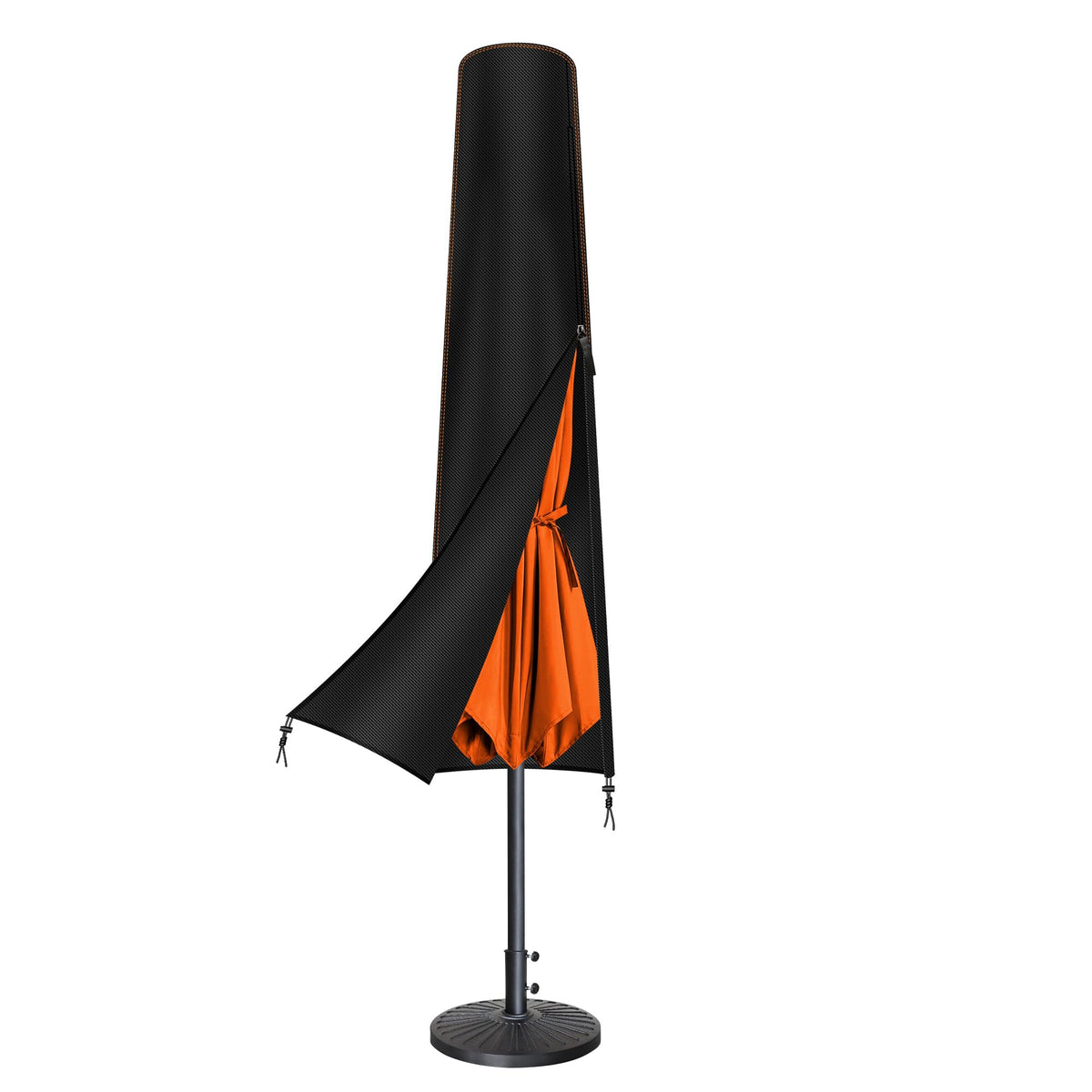 Enzeno Sonnenschirm Schutzhülle 3-3.5m,Sonnenschirme Abdeckung 190x30/50cm