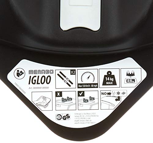 MENABO 000008100000 Paar Skihalter Dachträger schwarz