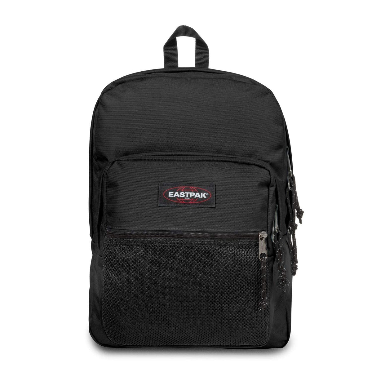 EASTPAK Pinnacle Rucksack 38L (42 x 32 x 25,5 cm), Extra großer Schul- & Freizeitrucksack, robuster Multi-Fach Rucksack mit Organizer und gepolsterten Trägern - BLACK