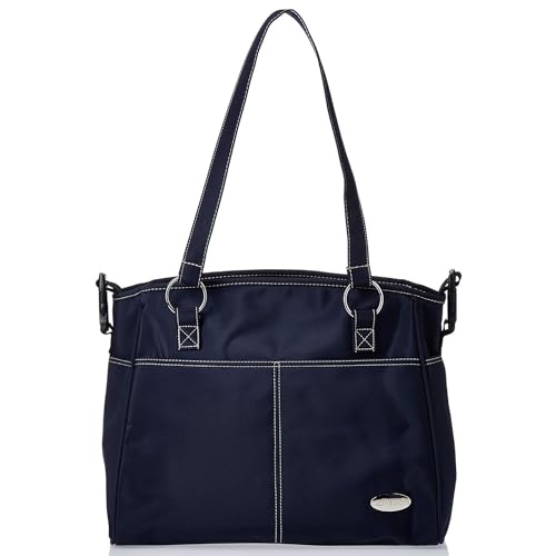 hauck City Bag, Navy Blue - Baby Wickeltasche mit Wickelunterlage, XXL Wickel Organizer für Unterwegs mit Außen- und Innentaschen für Windeln & Zubehör, Wasserabweisend & Leicht Abwischbar