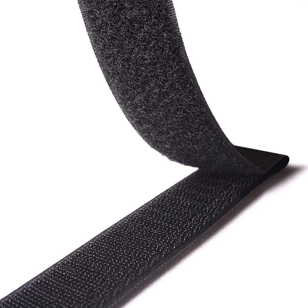 30 Stück 40 cm Schwarz Kabelbänder, Nylon Klett-Kabelbinder