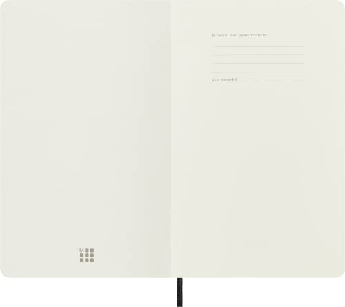 Moleskine Notizbuch, S07162 Large, A5, Liniert, Soft Cover, Schwarz