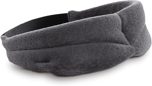TEMPUR Schlafmaske für Damen und Herren, Grau