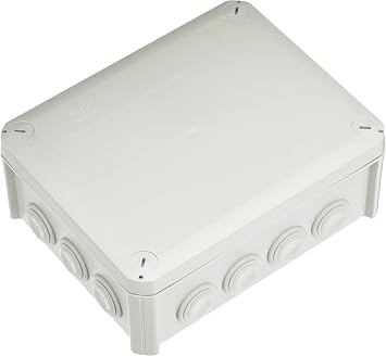 OBO Bettermann BETTERMANN Kabelabzweigkasten T 160, IP66, 190 x 150 x 77 mm, Lichtgrau (RAL 7035)