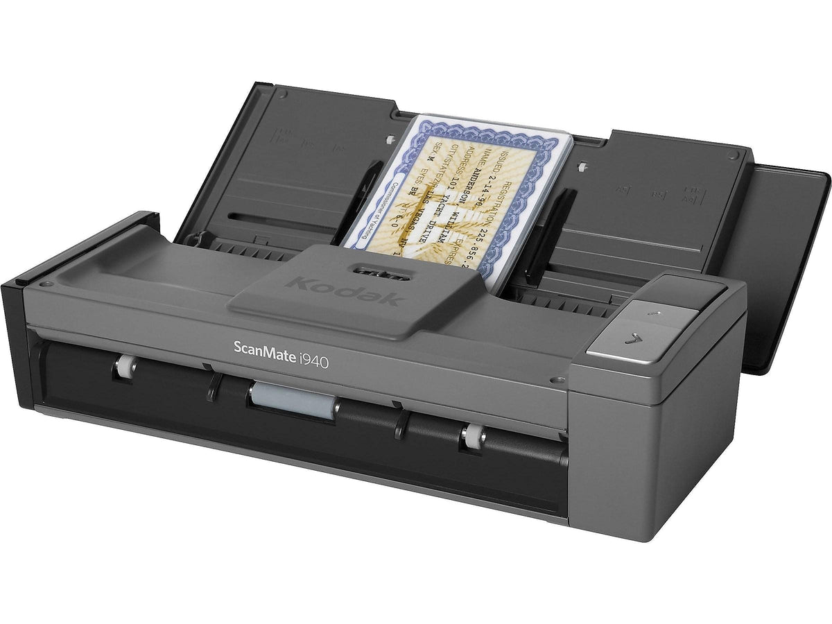 Kodak ScanMate i940 Scanner - mobiler Dokumentenscanner, bis zu 20 Blatt/Min., ADF 20 Blatt, duplex, USB, inkl. 3 Jahre Austauschservice vor Ort