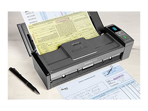 Kodak ScanMate i940 Scanner - mobiler Dokumentenscanner, bis zu 20 Blatt/Min., ADF 20 Blatt, duplex, USB, inkl. 3 Jahre Austauschservice vor Ort